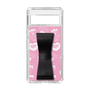 スリムプロテクションケース - STAND & RING RIBBON Black［ エスターバニー - Pattern ］