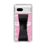 スリムプロテクションケース - STAND & RING RIBBON Black［ エスターバニー - Pattern ］