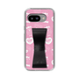 スリムプロテクションケース - STAND & RING RIBBON Black［ エスターバニー - Pattern ］