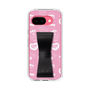 スリムプロテクションケース - STAND & RING RIBBON Black［ エスターバニー - Pattern ］