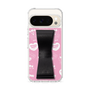 スリムプロテクションケース - STAND & RING RIBBON Black［ エスターバニー - Pattern ］