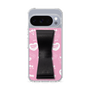 スリムプロテクションケース - STAND & RING RIBBON Black［ エスターバニー - Pattern ］