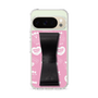 スリムプロテクションケース - STAND & RING RIBBON Black［ エスターバニー - Pattern ］