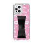スリムプロテクションケース - STAND & RING RIBBON Black［ エスターバニー - Pattern ］