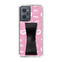 スリムプロテクションケース - STAND & RING RIBBON Black［ エスターバニー - Pattern ］