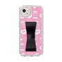 スリムプロテクションケース - STAND & RING RIBBON Black［ エスターバニー - Pattern ］