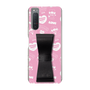 スリムプロテクションケース - STAND & RING RIBBON Black［ エスターバニー - Pattern ］