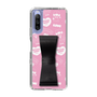スリムプロテクションケース - STAND & RING RIBBON Black［ エスターバニー - Pattern ］