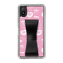 スリムプロテクションケース - STAND & RING RIBBON Black［ エスターバニー - Pattern ］