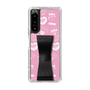 スリムプロテクションケース - STAND & RING RIBBON Black［ エスターバニー - Pattern ］