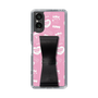 スリムプロテクションケース - STAND & RING RIBBON Black［ エスターバニー - Pattern ］