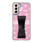 スリムプロテクションケース - STAND & RING RIBBON Black［ エスターバニー - Pattern ］