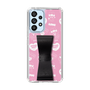 スリムプロテクションケース - STAND & RING RIBBON Black［ エスターバニー - Pattern ］