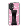 スリムプロテクションケース - STAND & RING RIBBON Black［ エスターバニー - Pattern ］