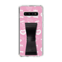 スリムプロテクションケース - STAND & RING RIBBON Black［ エスターバニー - Pattern ］