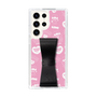 スリムプロテクションケース - STAND & RING RIBBON Black［ エスターバニー - Pattern ］