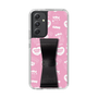 スリムプロテクションケース - STAND & RING RIBBON Black［ エスターバニー - Pattern ］