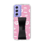 スリムプロテクションケース - STAND & RING RIBBON Black［ エスターバニー - Pattern ］