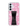スリムプロテクションケース - STAND & RING RIBBON Black［ エスターバニー - Pattern ］