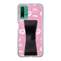 スリムプロテクションケース - STAND & RING RIBBON Black［ エスターバニー - Pattern ］