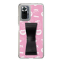 スリムプロテクションケース - STAND & RING RIBBON Black［ エスターバニー - Pattern ］