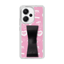 スリムプロテクションケース - STAND & RING RIBBON Black［ エスターバニー - Pattern ］