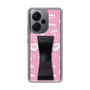 スリムプロテクションケース - STAND & RING RIBBON Black［ エスターバニー - Pattern ］