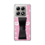 スリムプロテクションケース - STAND & RING RIBBON Black［ エスターバニー - Pattern ］