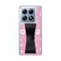 スリムプロテクションケース - STAND & RING RIBBON Black［ エスターバニー - Pattern ］