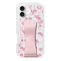 スリムプロテクションケース - STAND & RING RIBBON Sakura Pink［ 内藤ルネ - RUNE Girl Kids ］