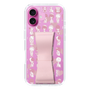 スリムプロテクションケース - STAND & RING RIBBON Sakura Pink［ 内藤ルネ - RUNE Girl Kids ］
