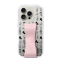スリムプロテクションケース - STAND & RING RIBBON Sakura Pink［ 内藤ルネ - RUNE Animal Dog ］