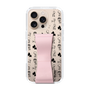 スリムプロテクションケース - STAND & RING RIBBON Sakura Pink［ 内藤ルネ - RUNE Animal Dog ］