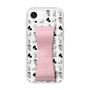 スリムプロテクションケース - STAND & RING RIBBON Sakura Pink［ 内藤ルネ - RUNE Animal Dog ］