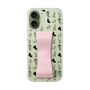 スリムプロテクションケース - STAND & RING RIBBON Sakura Pink［ 内藤ルネ - RUNE Animal Dog ］