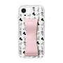 スリムプロテクションケース - STAND & RING RIBBON Sakura Pink［ 内藤ルネ - RUNE Animal Dog ］
