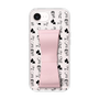 スリムプロテクションケース - STAND & RING RIBBON Sakura Pink［ 内藤ルネ - RUNE Animal Dog ］