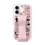 スリムプロテクションケース - STAND & RING RIBBON Sakura Pink［ 内藤ルネ - RUNE Girl Retro & Modern - Pink ］