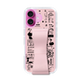 スリムプロテクションケース - STAND & RING RIBBON Sakura Pink［ 内藤ルネ - RUNE Girl Retro & Modern - Pink ］