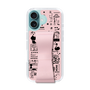スリムプロテクションケース - STAND & RING RIBBON Sakura Pink［ 内藤ルネ - RUNE Girl Retro & Modern - Pink ］
