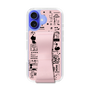 スリムプロテクションケース - STAND & RING RIBBON Sakura Pink［ 内藤ルネ - RUNE Girl Retro & Modern - Pink ］