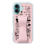 スリムプロテクションケース - STAND & RING RIBBON Sakura Pink［ 内藤ルネ - RUNE Girl Retro & Modern - Pink ］