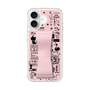 スリムプロテクションケース - STAND & RING RIBBON Sakura Pink［ 内藤ルネ - RUNE Girl Retro & Modern - Pink ］