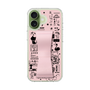 スリムプロテクションケース - STAND & RING RIBBON Sakura Pink［ 内藤ルネ - RUNE Girl Retro & Modern - Pink ］