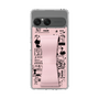 スリムプロテクションケース - STAND & RING RIBBON Sakura Pink［ 内藤ルネ - RUNE Girl Retro & Modern - Pink ］
