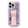 スリムプロテクションケース - STAND & RING RIBBON Sakura Pink［ 内藤ルネ - RUNE Girl Retro & Modern - Purple ］