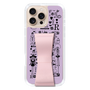 スリムプロテクションケース - STAND & RING RIBBON Sakura Pink［ 内藤ルネ - RUNE Girl Retro & Modern - Purple ］