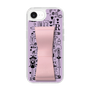 スリムプロテクションケース - STAND & RING RIBBON Sakura Pink［ 内藤ルネ - RUNE Girl Retro & Modern - Purple ］