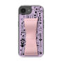 スリムプロテクションケース - STAND & RING RIBBON Sakura Pink［ 内藤ルネ - RUNE Girl Retro & Modern - Purple ］