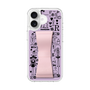 スリムプロテクションケース - STAND & RING RIBBON Sakura Pink［ 内藤ルネ - RUNE Girl Retro & Modern - Purple ］